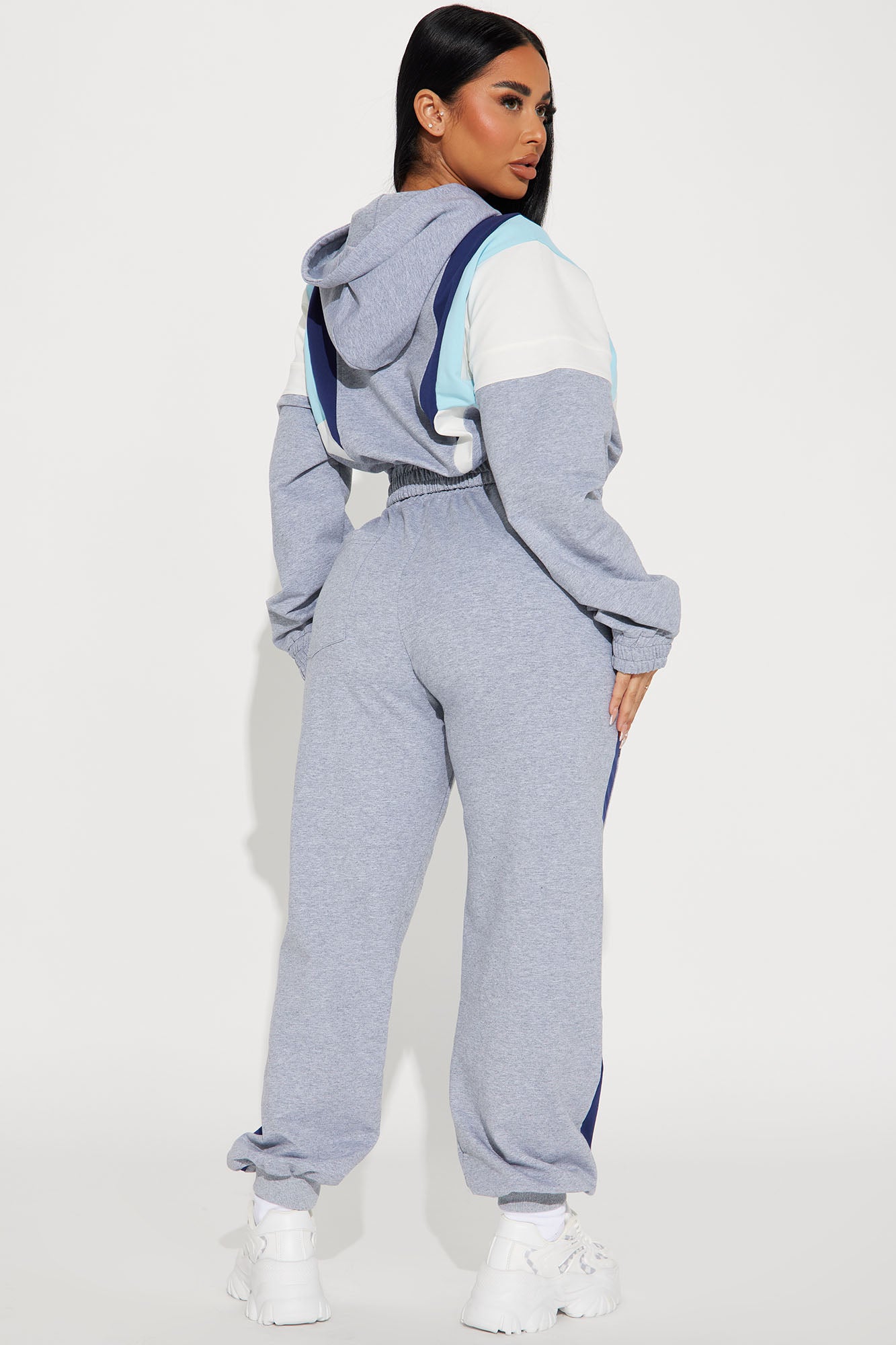 Naya Jogger Set - Grey/combo