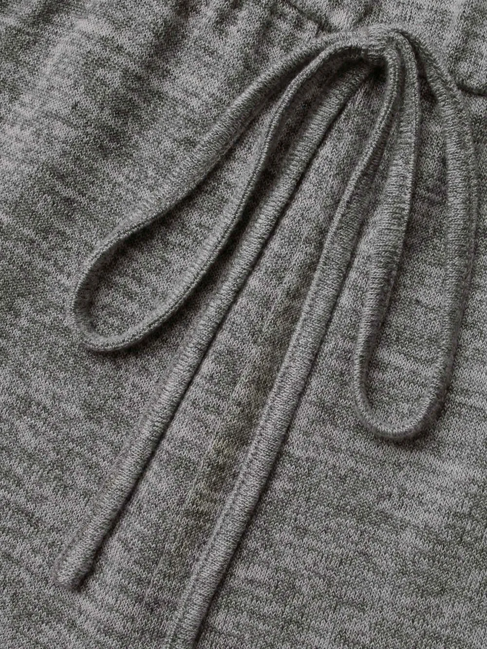 Elastic Waist Overlap Collar Lounge Jumpsuit