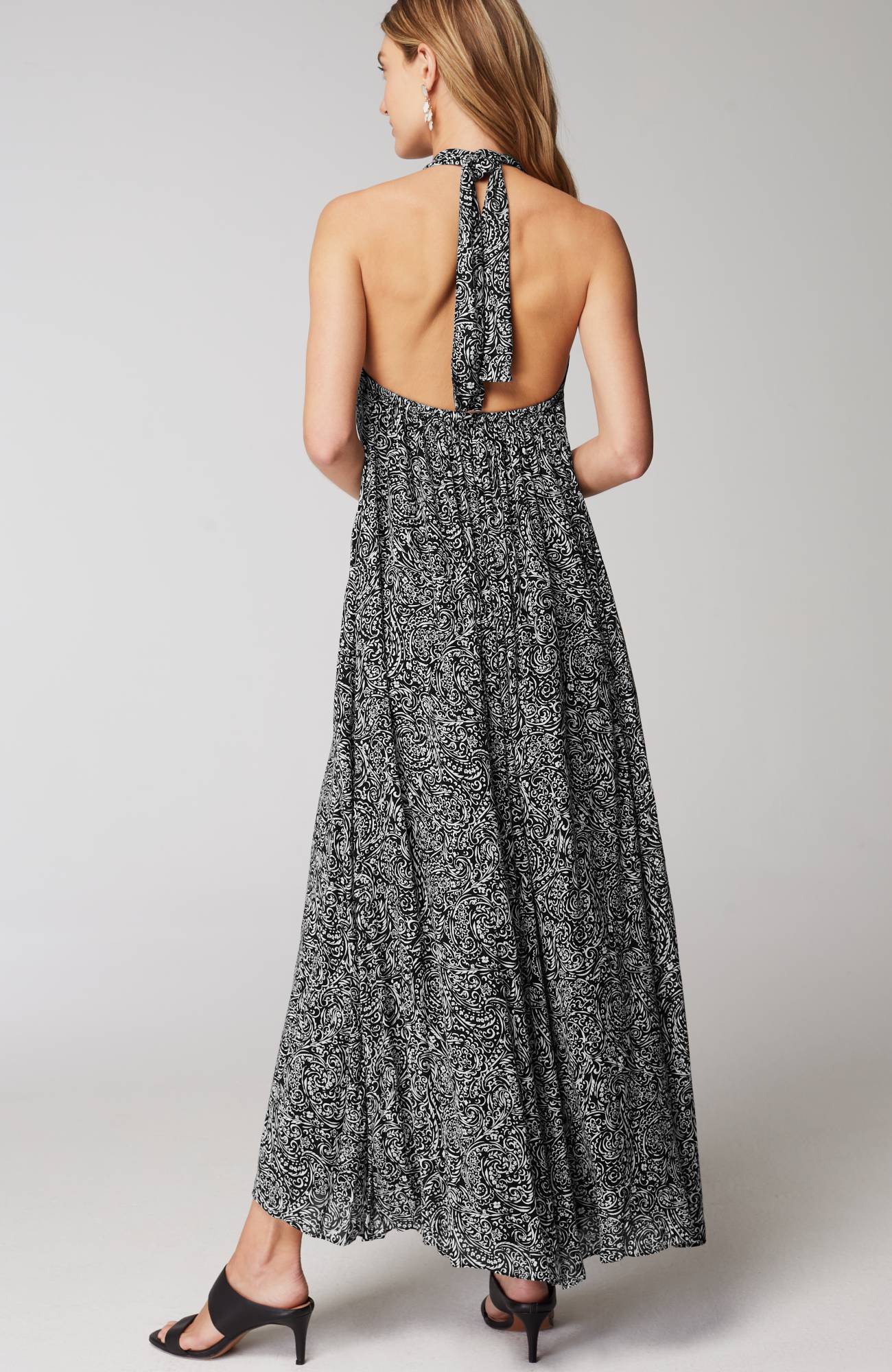 Twisted-Halter Dress