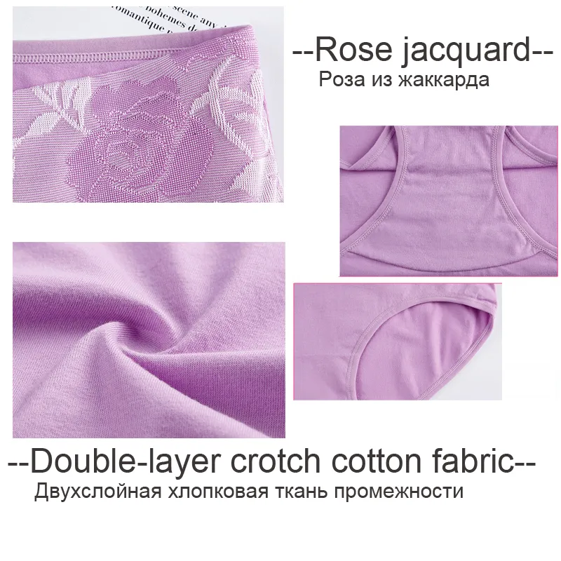 ✨Buy 1 Get 5(5pcs)✨Plus Size Cotton High Waist Panties