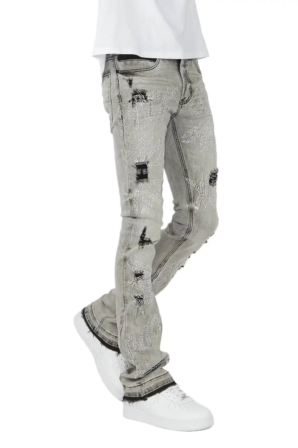 Cato Graphic Flare Jean- Grey