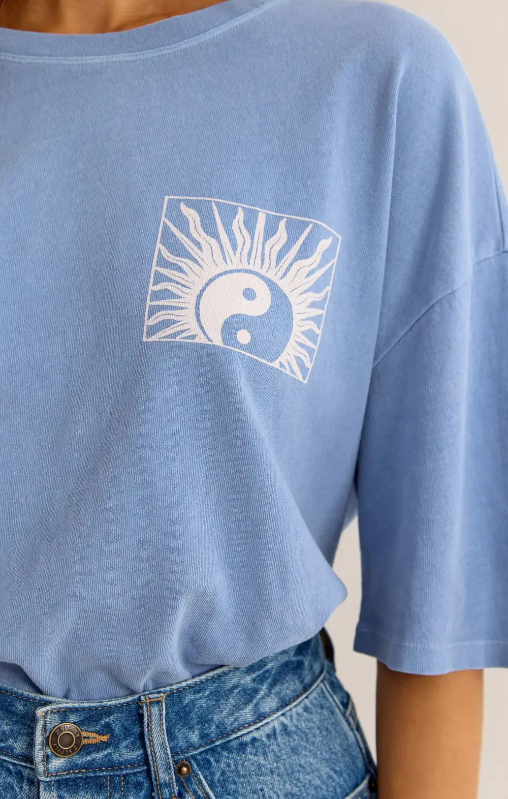 Golden SoCal Oversized Tee
