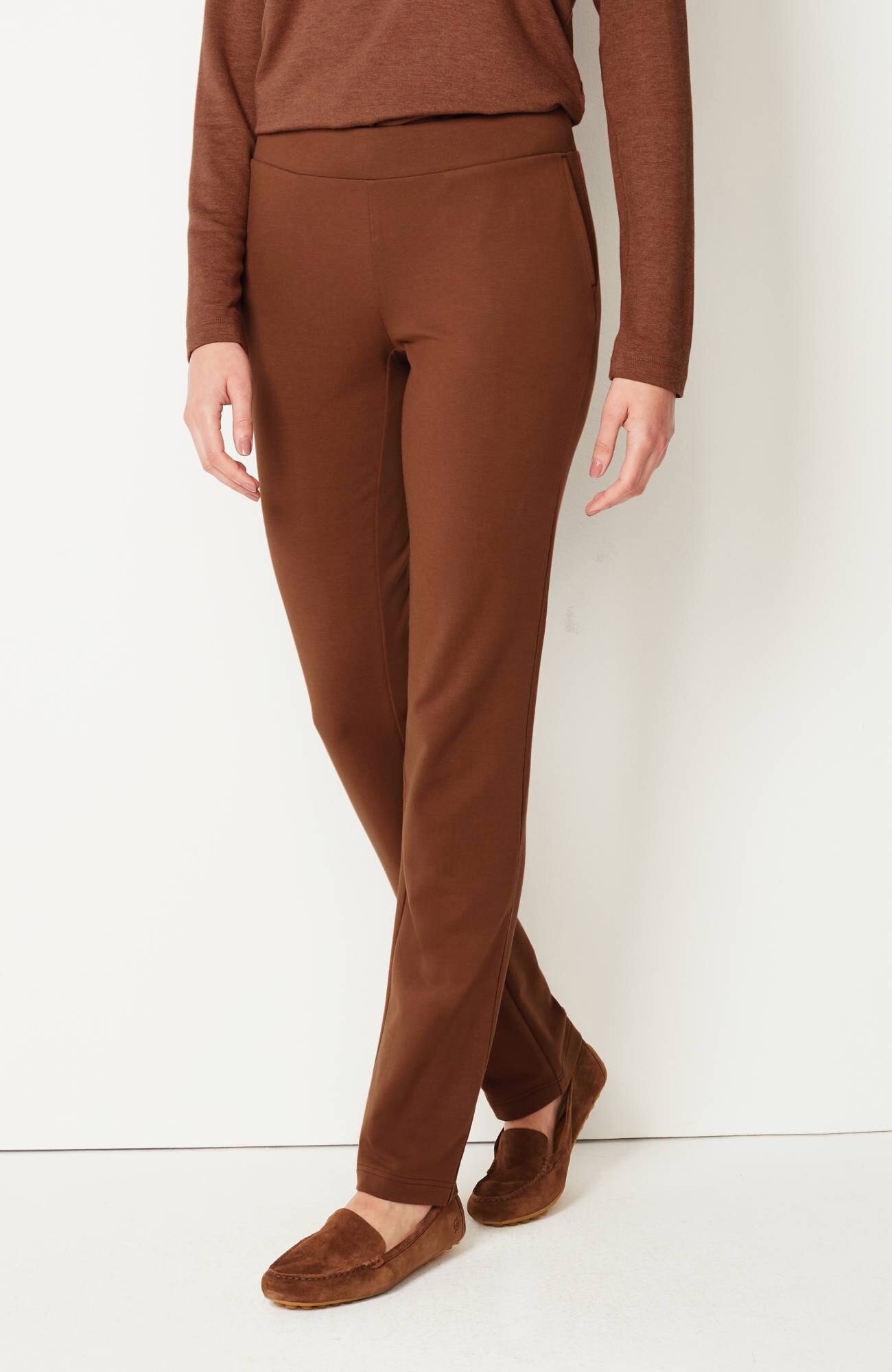 pure jill affinity slim-leg pants