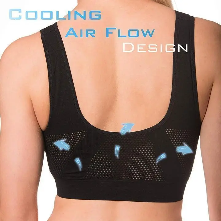 🔥Plus Size S-6XL Cotton Wireless Light Up Air Bra