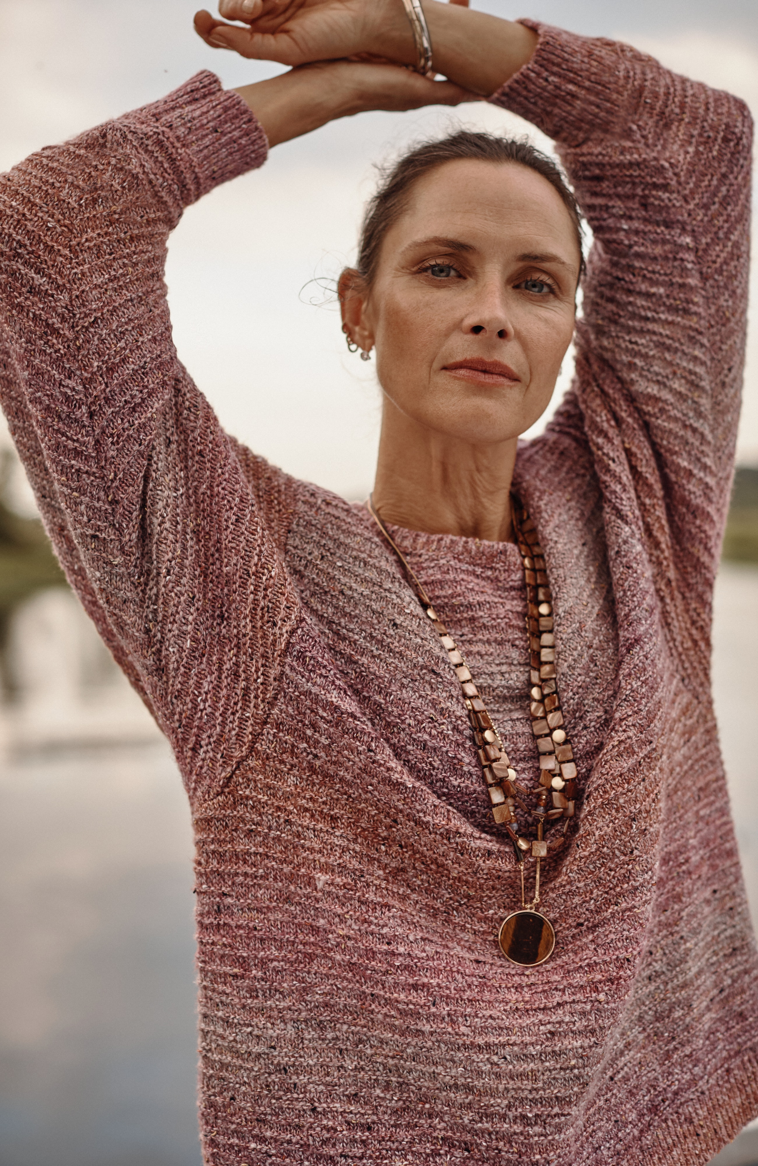 Pure Jill Multicolored Knit Sweater