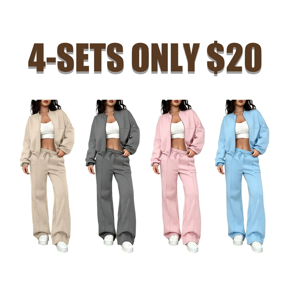 Limited Women's Zipper Jacket & Pants Set