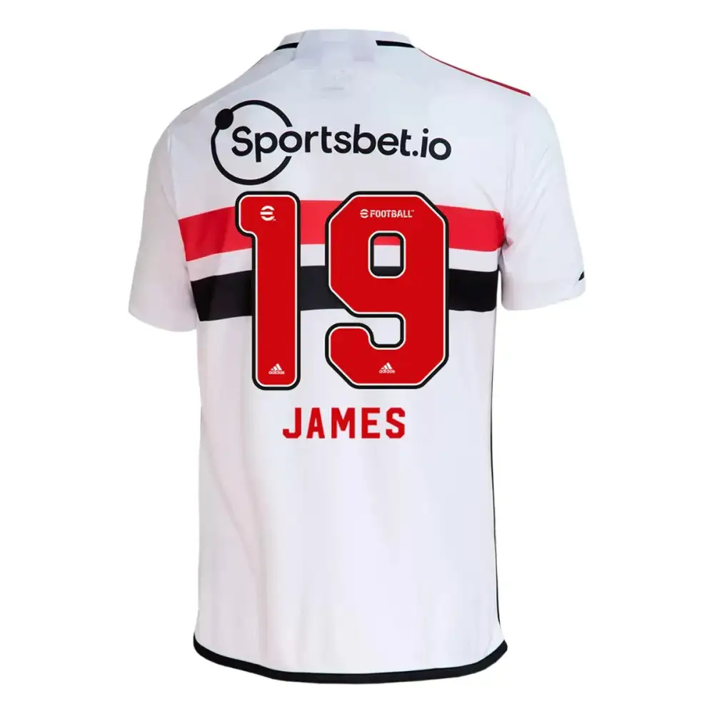 Camisa São Paulo Home 23/24 - Branca #James19