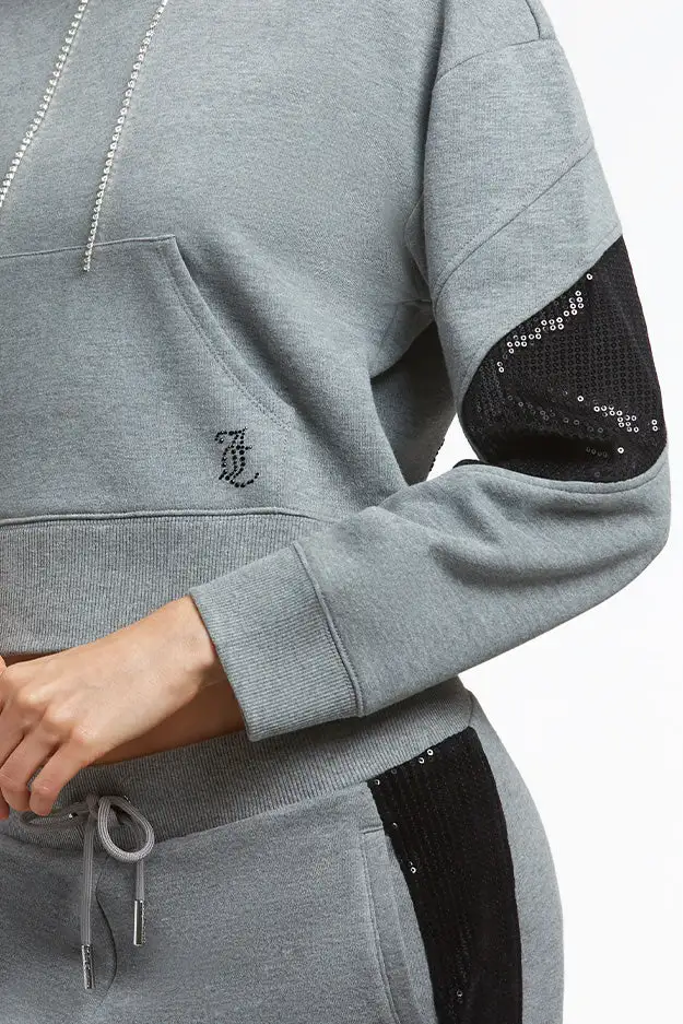 Sequin Fleece Hoodie—REJUICED