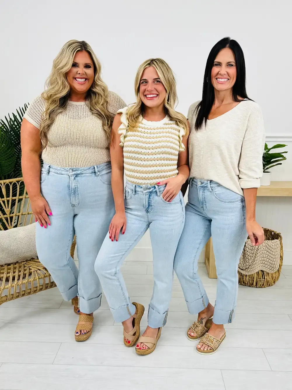 MOCO Exclusive Not Your Mother's Tummy Control Mom Jeans