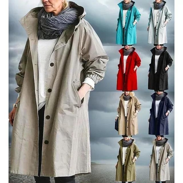 Women's Hiking Jacket Hiking Windbreaker Winter Outdoor Windproof Quick Dry Lightweight Water Repellent Outerwear Coat Top Climbing Camping / Hiking / Caving Traveling Lake blue Black Pink Army Green