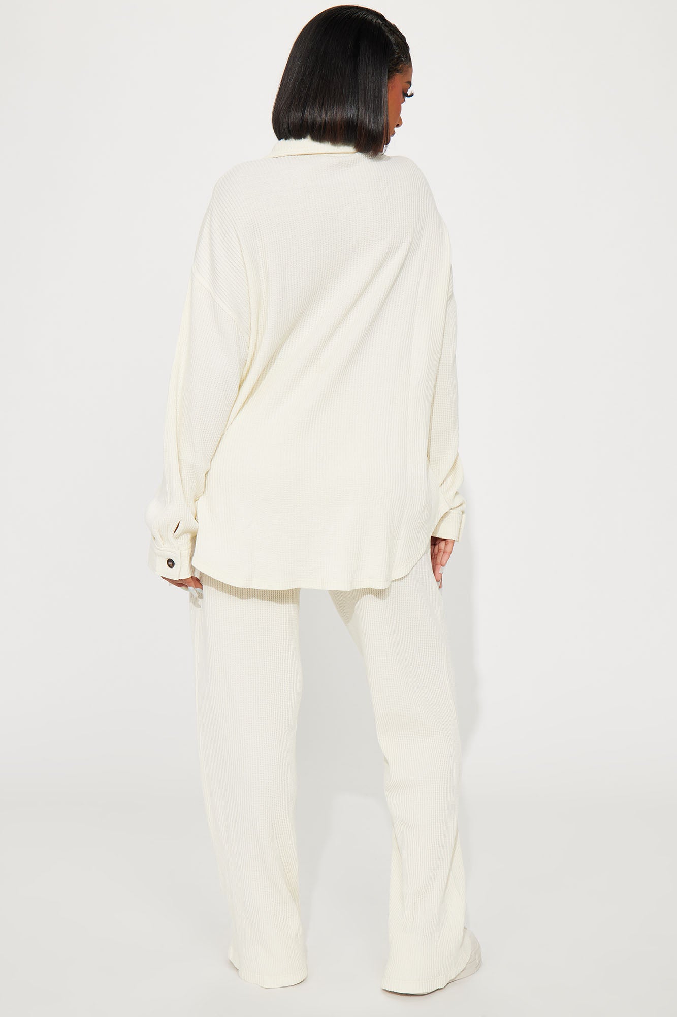 Kaylah Thermal Pant Set - Cream