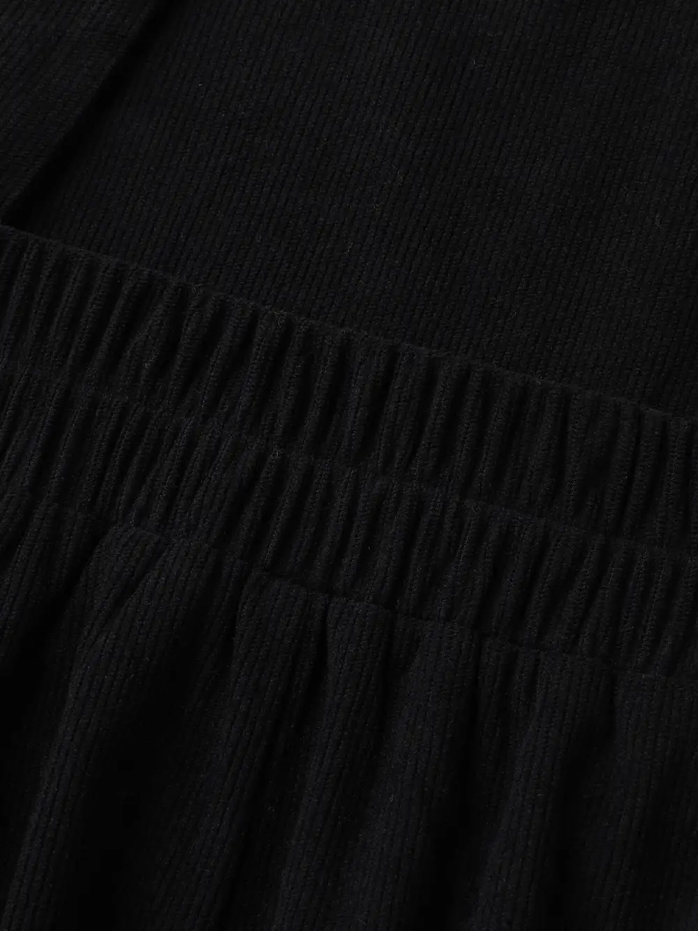 Happy Cat Embroidery Overall Straps Midi Dress