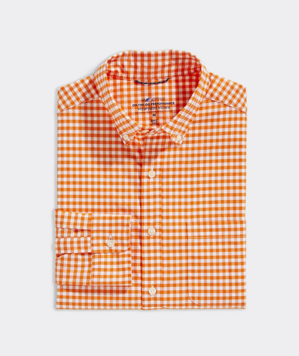 On-The-Go brrr° Gingham Shirt