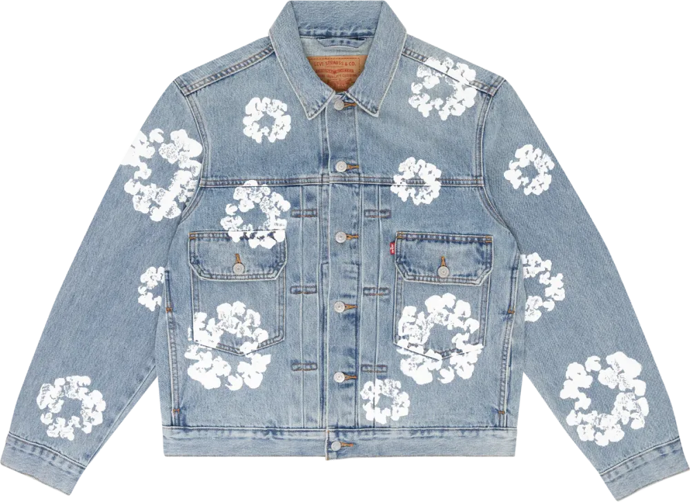 Type-2 All Over Wreath Light Wash