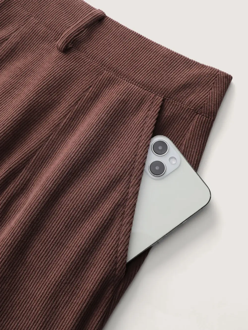 Pleated Waist-Defining Midi Skirt