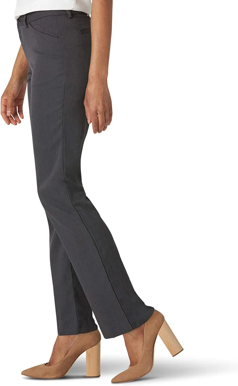 Women's Wrinkle Free Relaxed Fit Straight Leg Pant