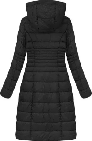 WOMEN'S WINTER BLACK HOODED-- JACKET