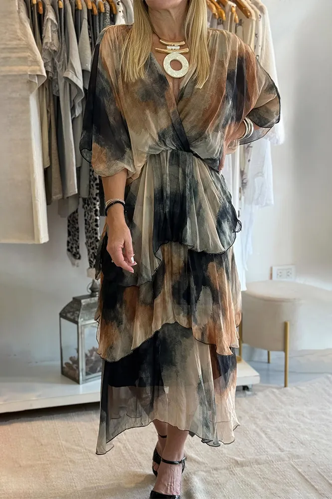 Women's gradient casual dress