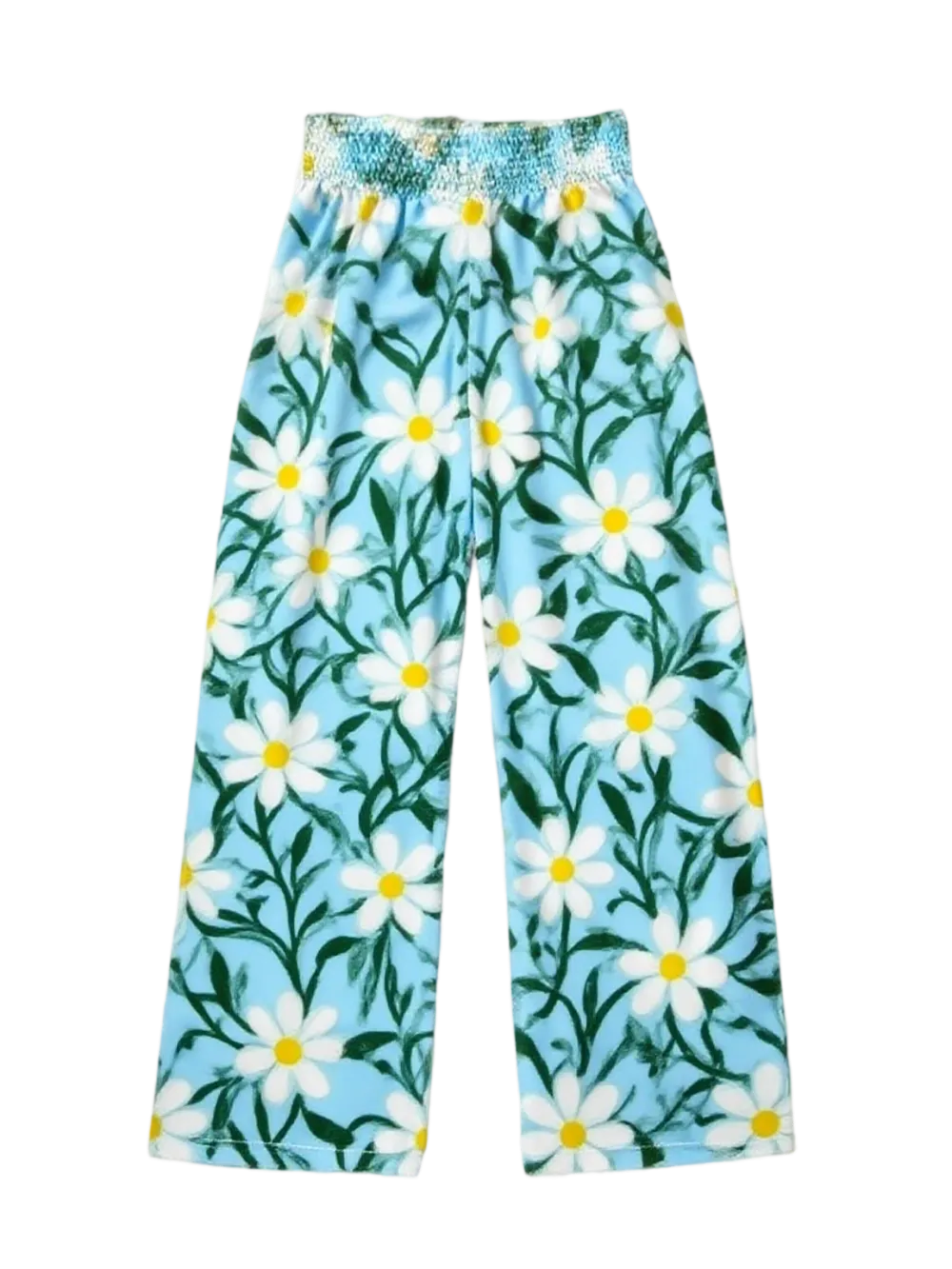 Women's Floral Tie-Waist Wide Leg Pants – Comfy & Casual for All Seasons