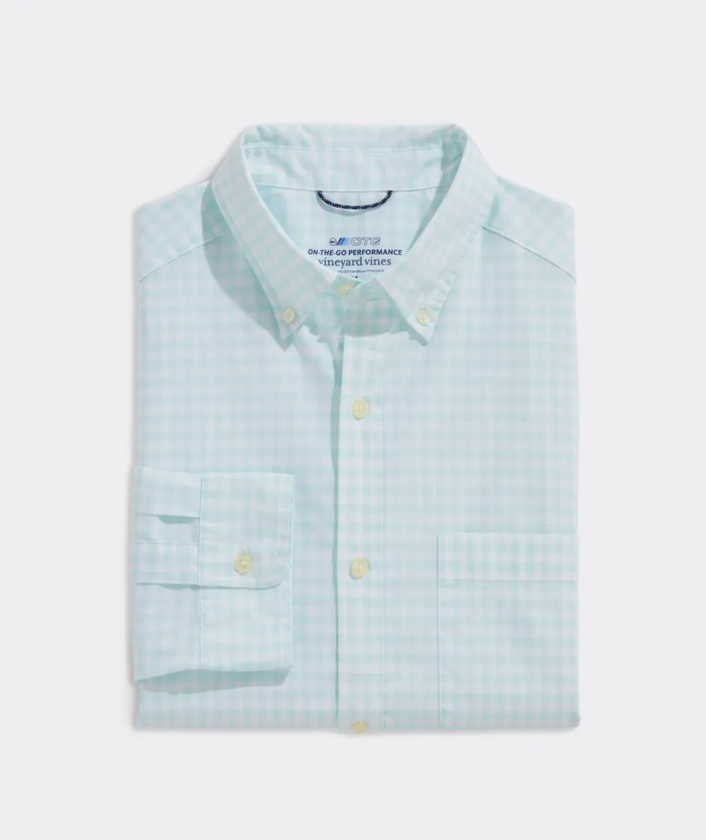 On-The-Go brrr° Gingham Shirt