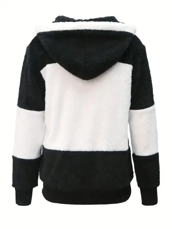 Women's Zip-Up Drawstring Hooded Jacket