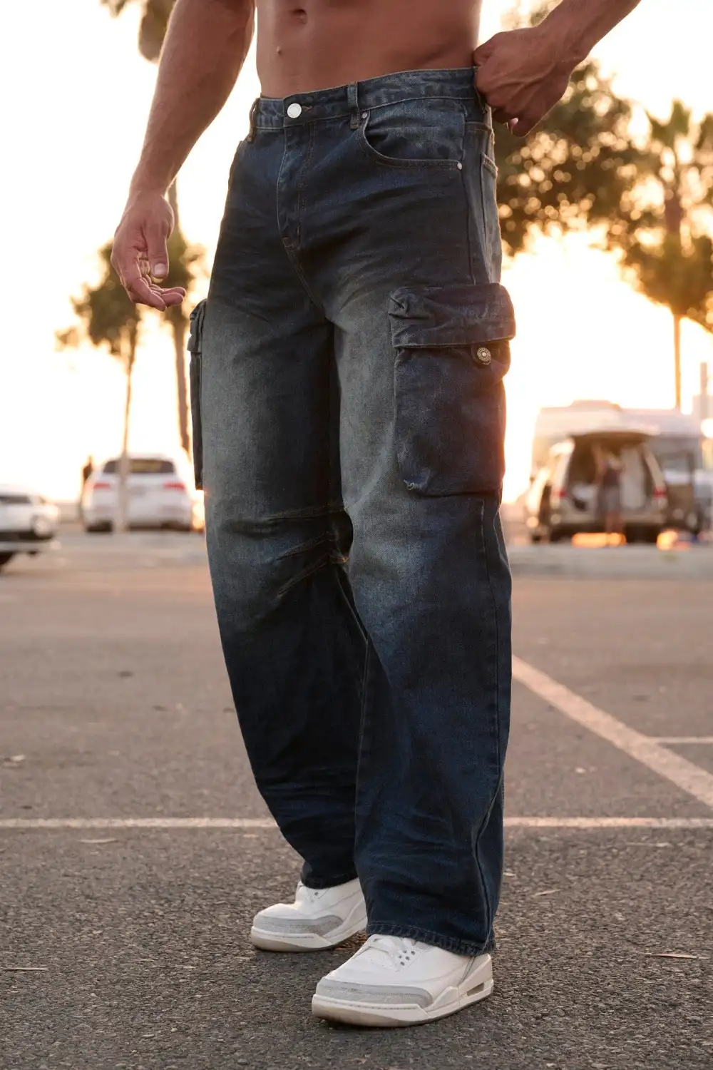 6012 - Baggy Cargo Jeans