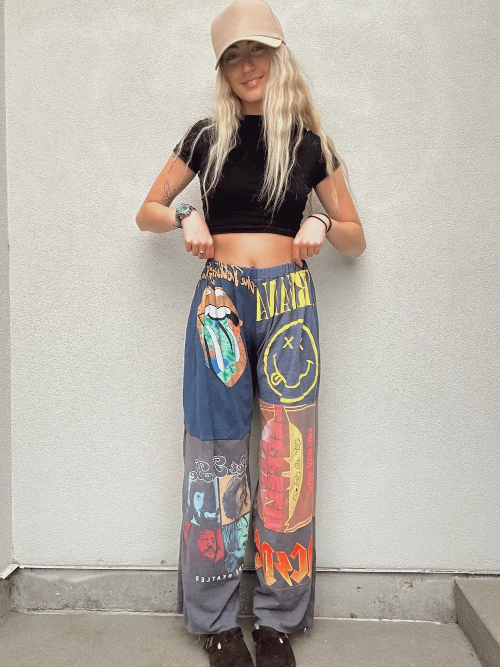 BAND TEE PANTS