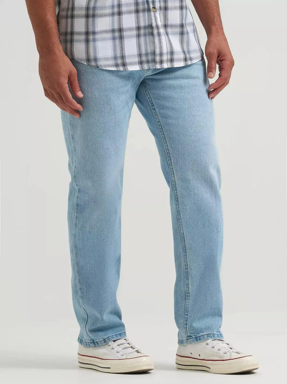 WRANGLER FIVE STAR PREMIUM DENIM FLEX FOR COMFORT REGULAR FIT JEAN IN DARK STONEWASH