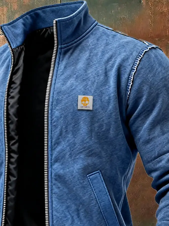 Men's Vintage Comfortable Multi-Pocket Outdoor Jacket