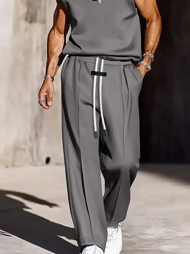 Modern Leisure Tank Top Pants Set