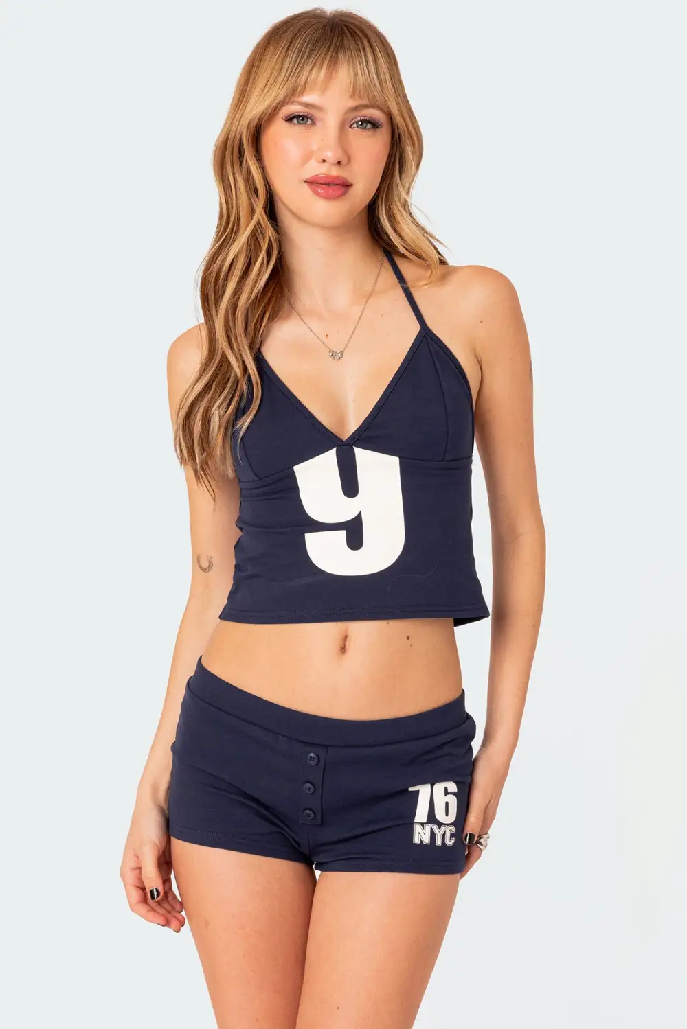 Jordan V Neck Halter Top