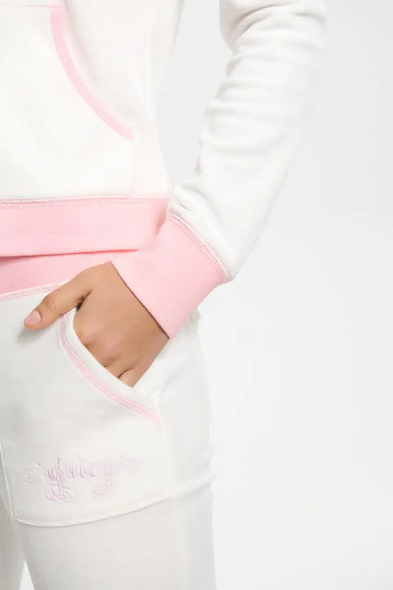 Sweetheart Cotton Velour Track Pants