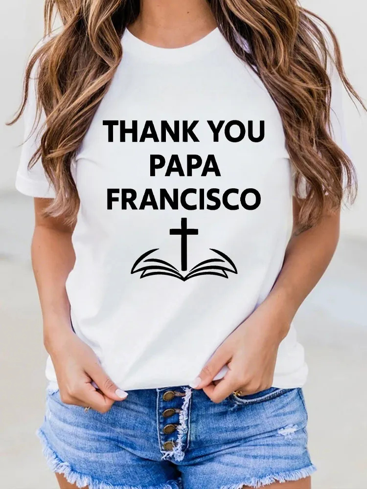 Women'S Thank You Papa Francisco T-Shirt