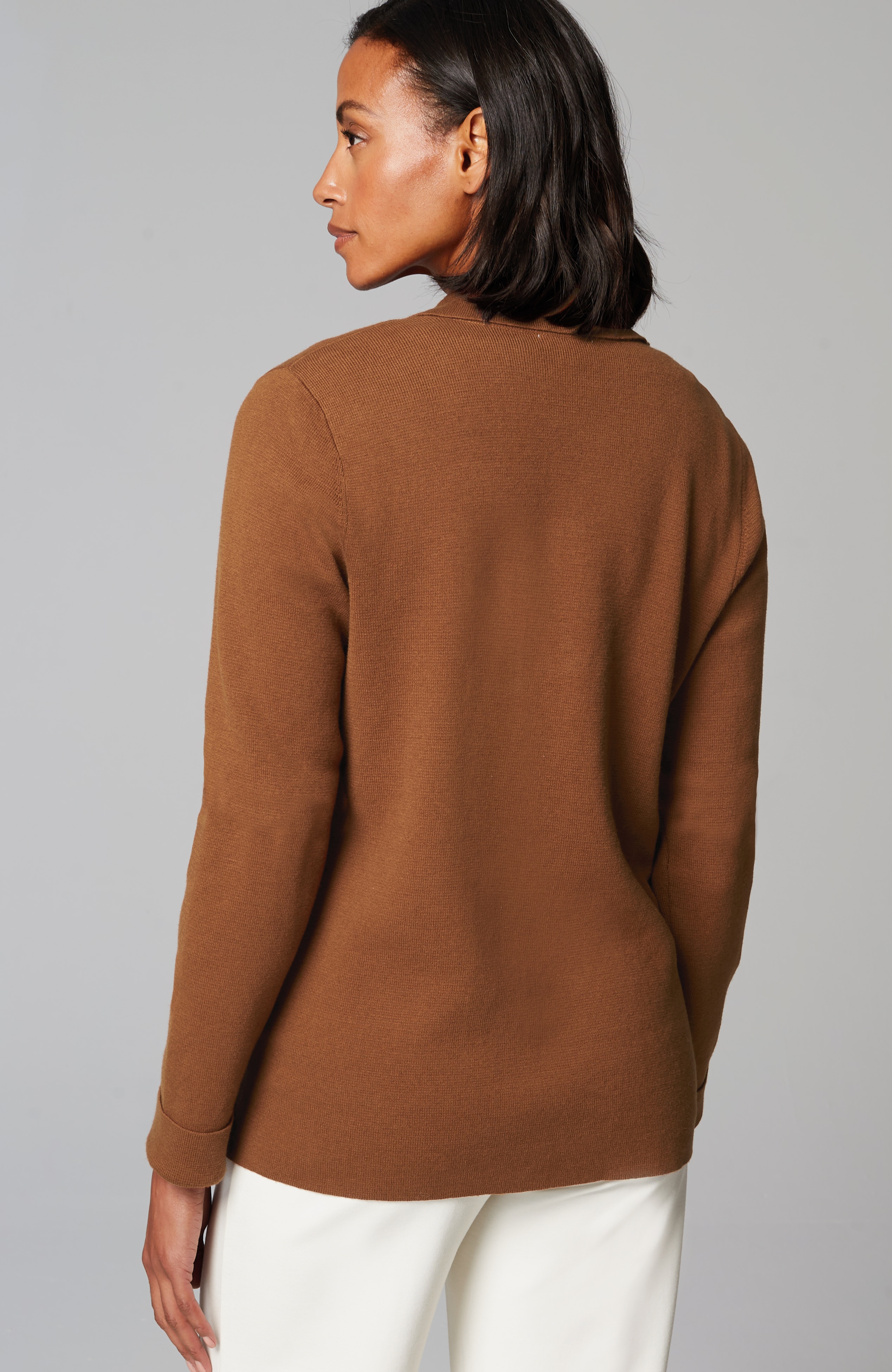 Double-Knit Sweater-Jacket