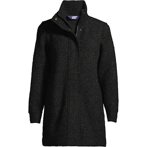 Women's Petite Boucle Fleece Coat