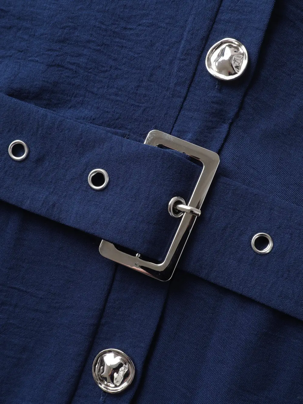 Belted Waist-Cinched Wide-Leg Jumpsuit