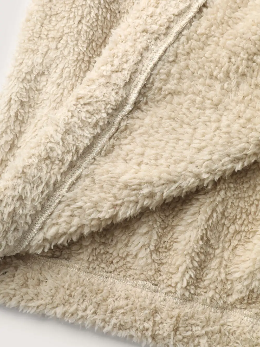 Plush Patchwork Patch Pockets Jacket