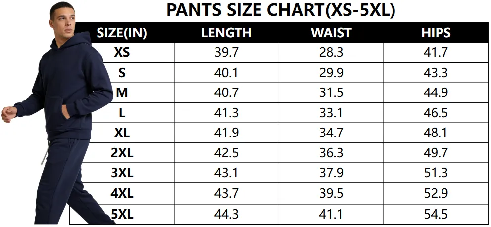 Men's Solid Color Two-Piece Tracksuit Set