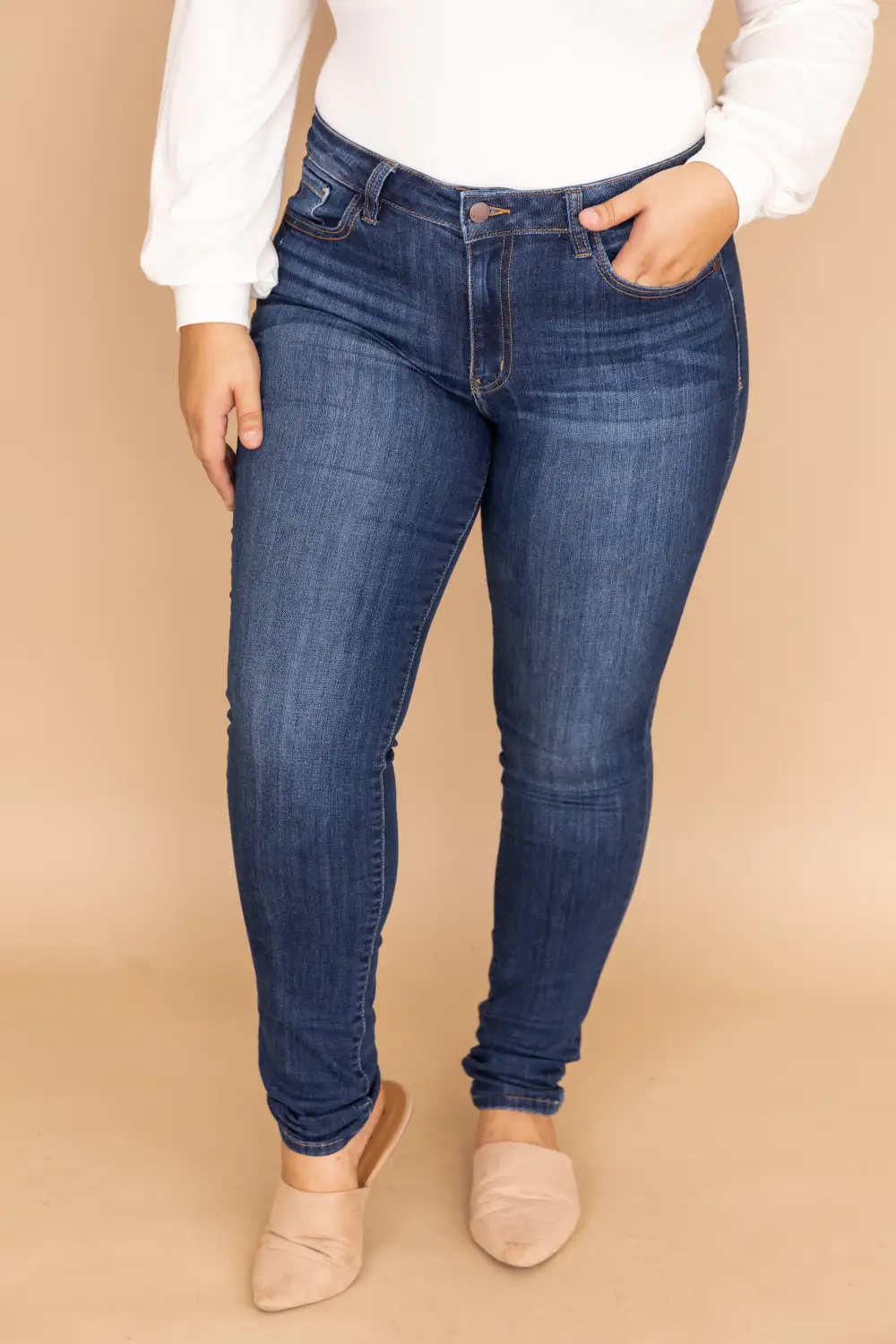 Willa Dark Wash Skinny Jeans