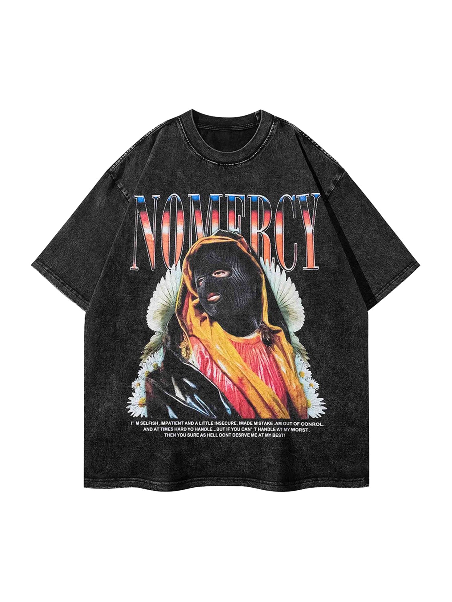 Hip Hop Washed Vintage Do-over T-shirt