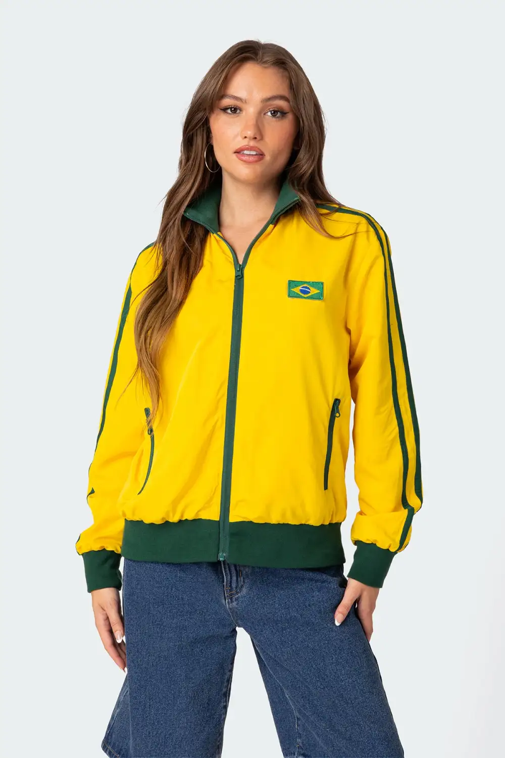 Brasil Oversized Track Jacket