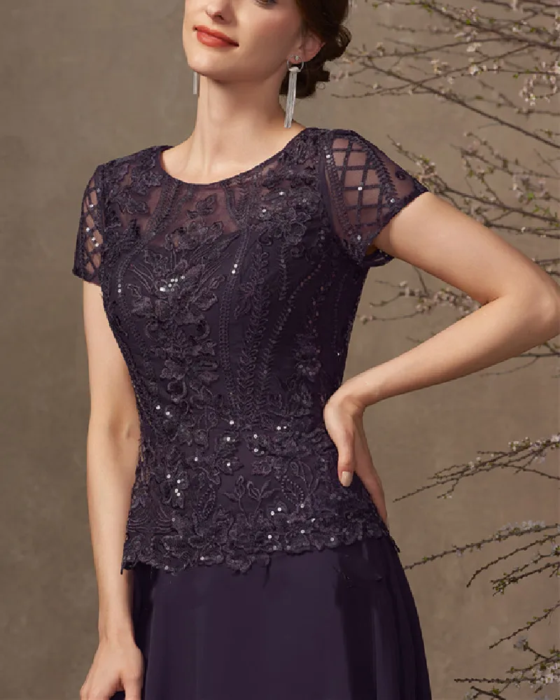 FASHION ELEGANT LACE EMBROIDERED DRESS