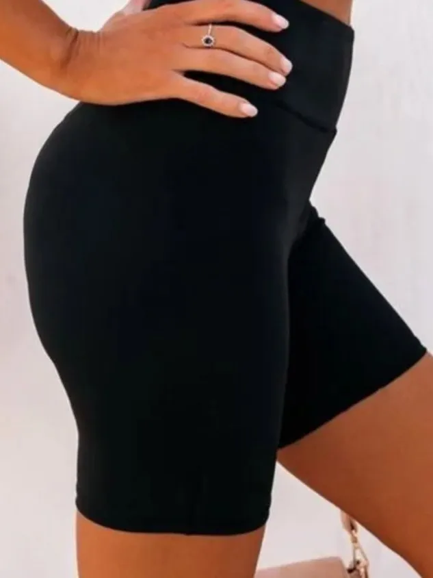Casual Biker Yoga Shorts