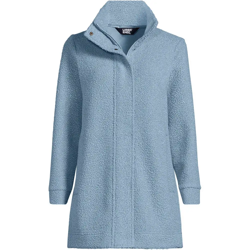 Women's Boucle Fleece Coat