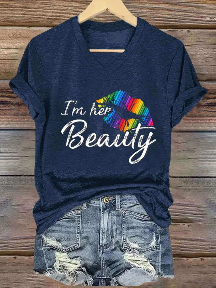 Women'S T-Shirt Im Her Beauty LGBT T Shirt