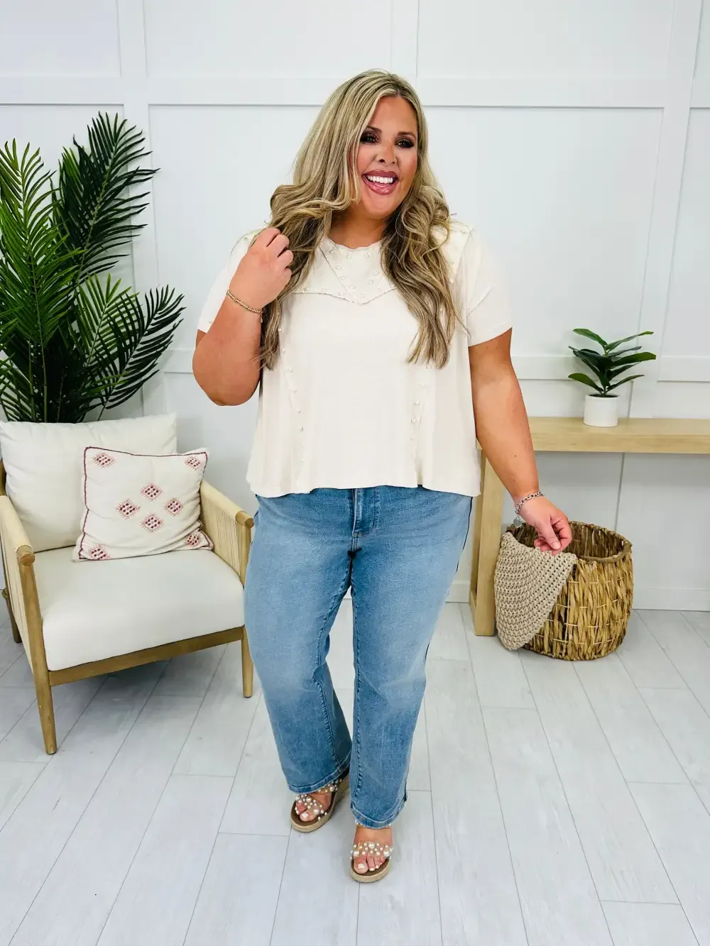 Judy Blue Don't Be Late Straight Leg Jeans