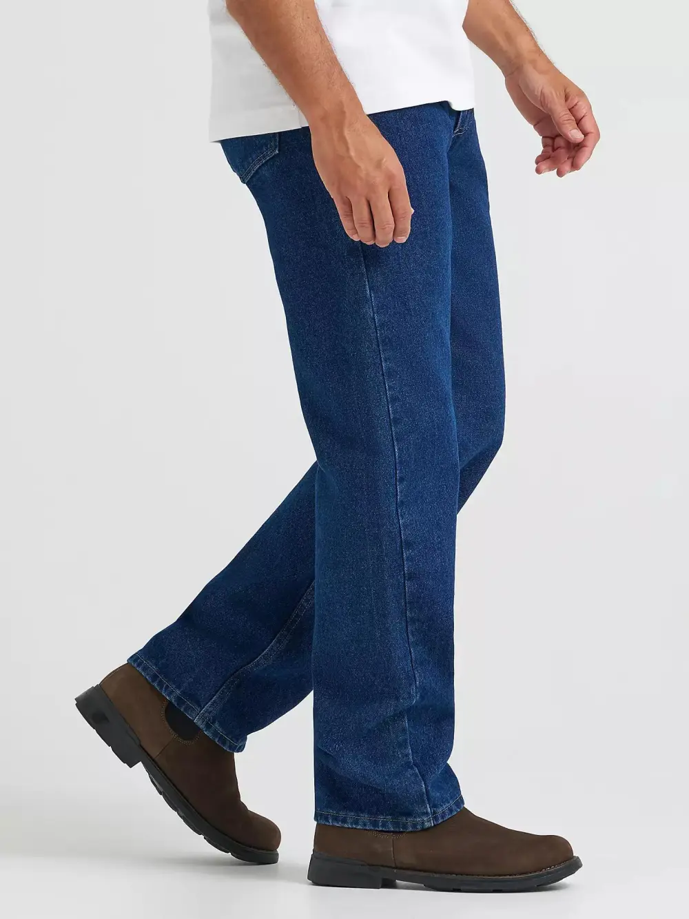 WRANGLER FIVE STAR PREMIUM DENIM RELAXED FIT JEAN IN STONE BLEACH