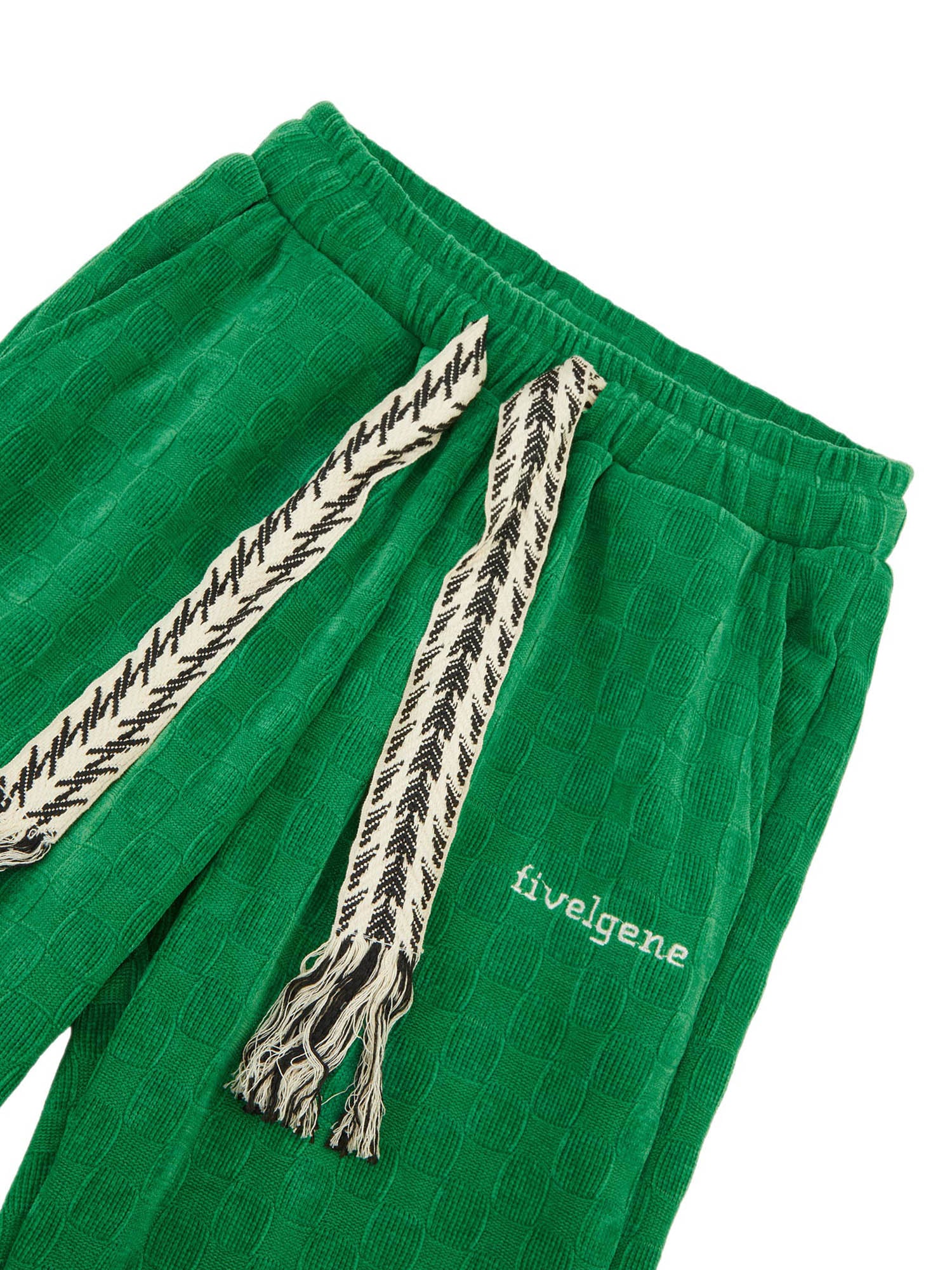 High Waist Straight Cotton Sweatpants -1284