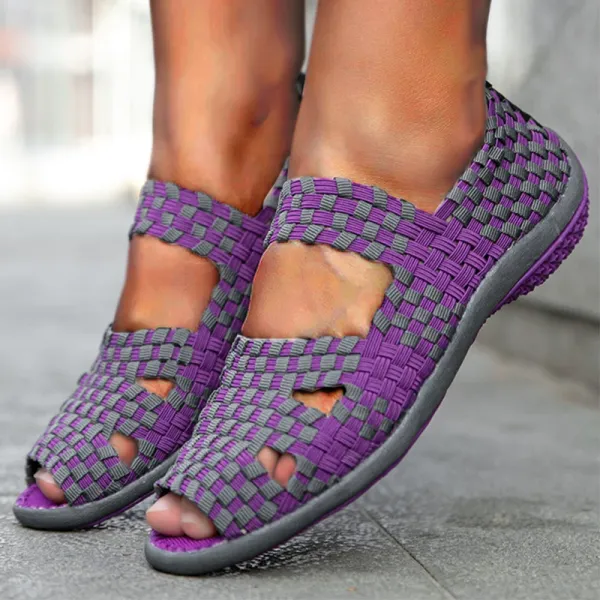 Elastic Belt Casual Women Shoes