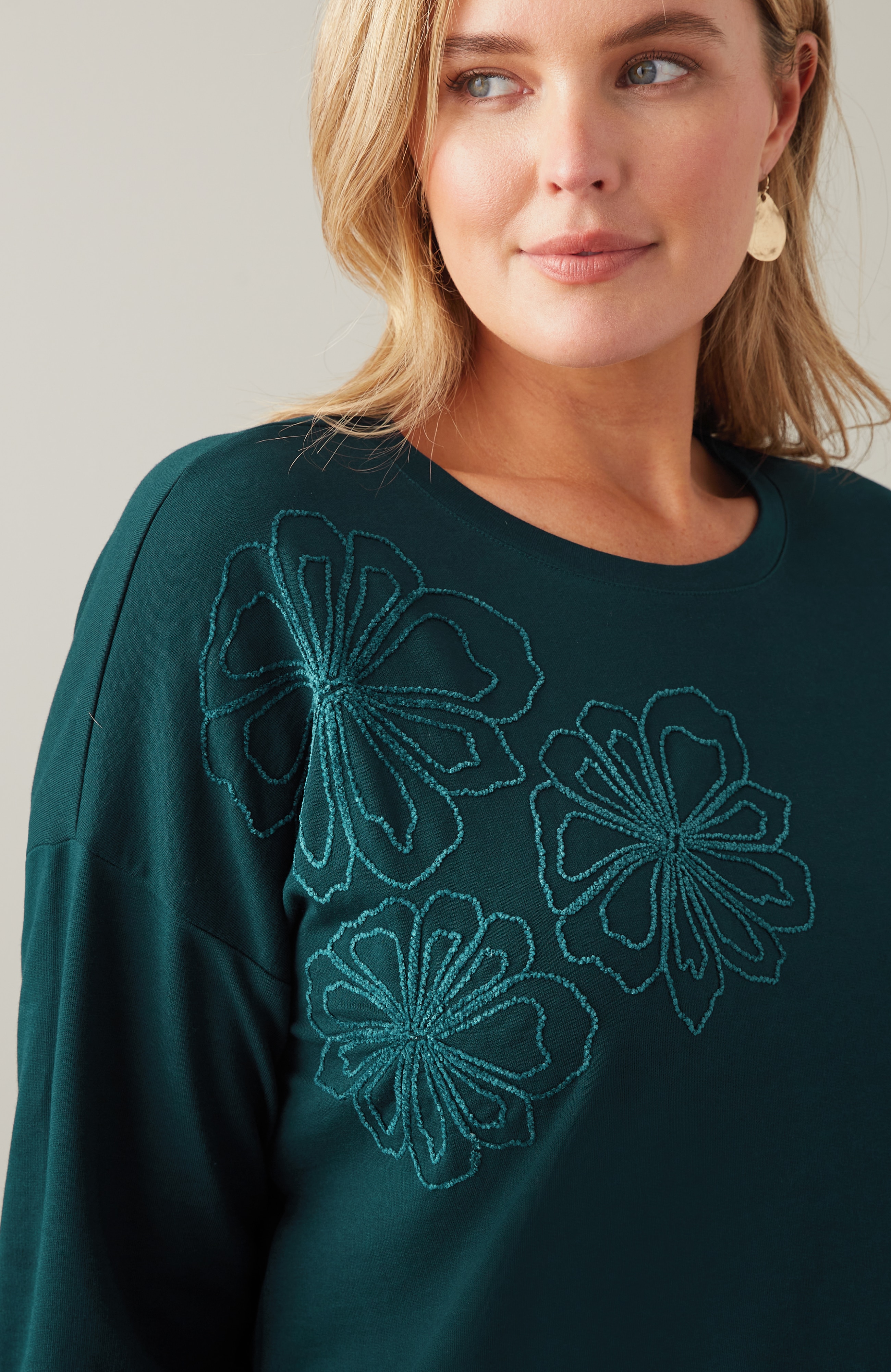 Wildflower Embroidered Sweatshirt